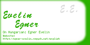 evelin egner business card